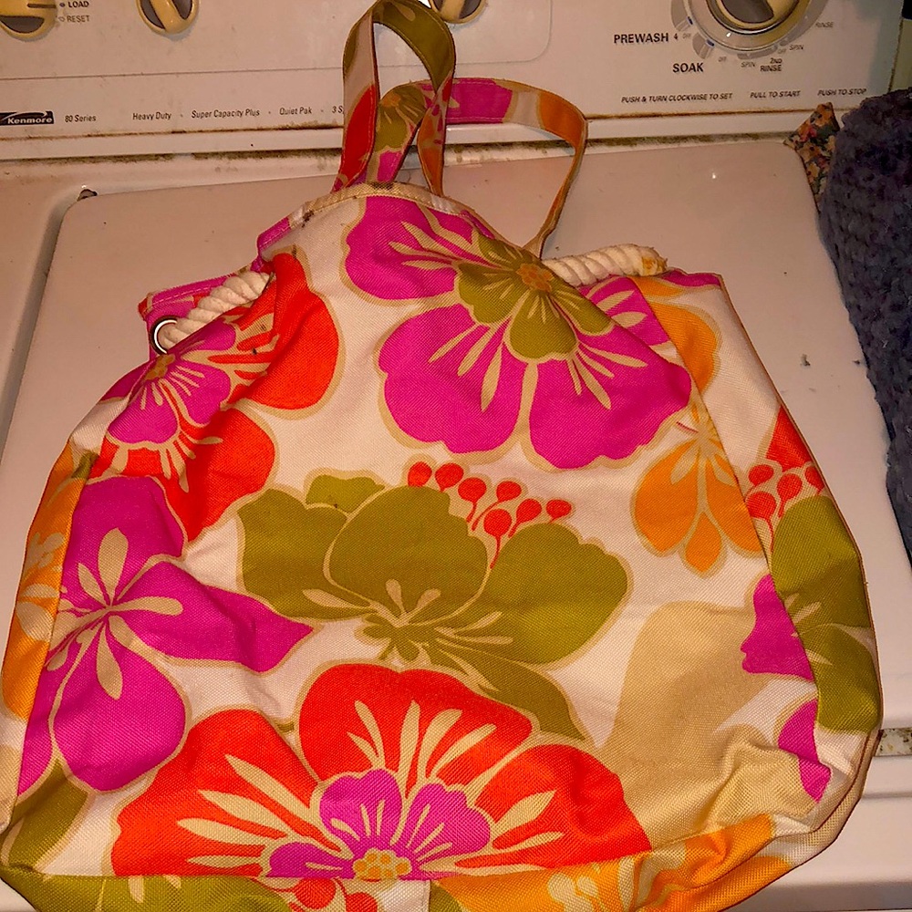 A floral bag